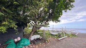 view of the front of a beachfront plot in Amed