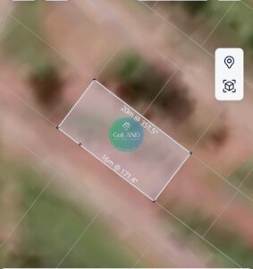 aerial view of 2 are block of land for sale in Amed