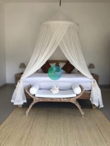 Villa in Amed for lease view of bedroom