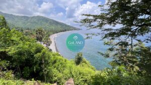 view of sea from this block of land for sale in Amed