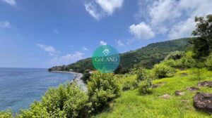 view of sea from this block of land for sale in Amed