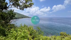 view of ocean from this block of land for sale in Amed