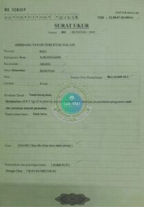 contract for beach frontage land for sale in Amed