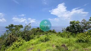 View of ocean from freehold land for sale in Amed East Bali