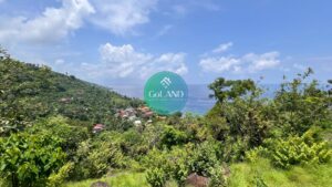 View of ocean from freehold land for sale in Amed East Bali