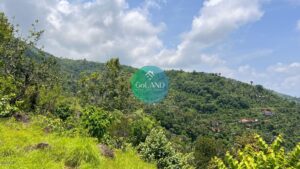View of hills from freehold land for sale in Amed East Bali