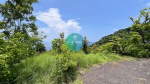 View of ocean from freehold land for sale in Amed East Bali